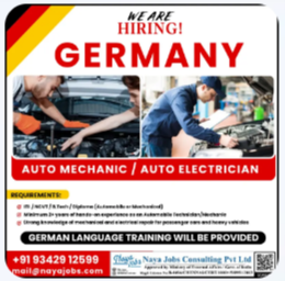 URGENT HIRING – EUROPE (GERMANY)