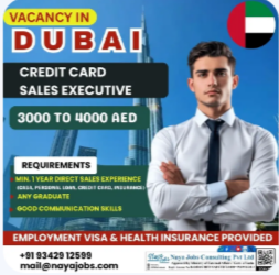 URGENT HIRING – SALES EXECUTIVE (BANKING SALES)