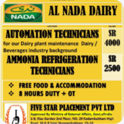 URGENT REQUIREMENT FOR SAUDI ARABIA