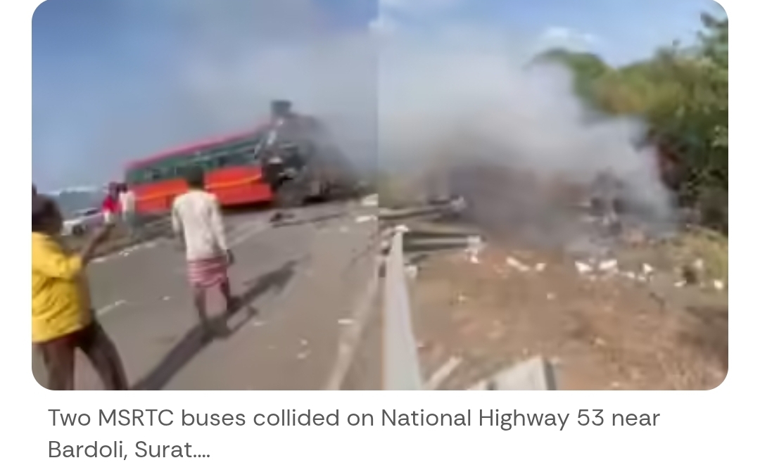 2 Maharashtra buses collide near Surat;