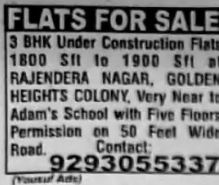 🏡 3 BHK Flats for Sale – Under Construction