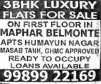 🏡 3BHK Luxury Flats for Sale – Ready to Occupy