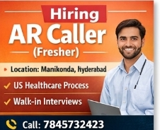 AR Caller (Fresher) – Manikonda, Hyderabad