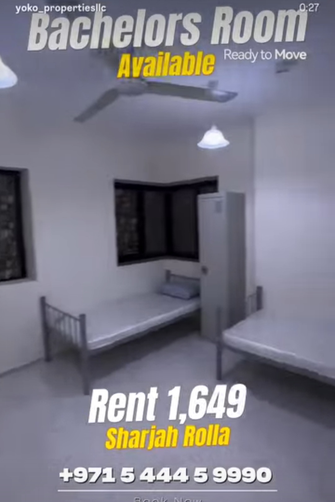 Bachelors Room Available | Ready to Move In