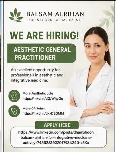 Balsam Alrihan For Integrative Medicine is looking for: