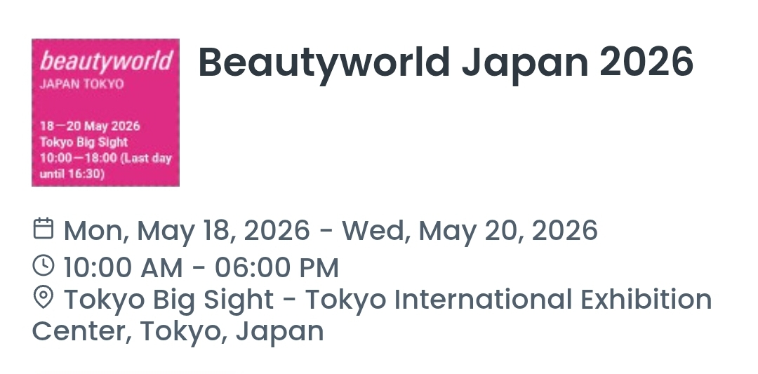 Beautyworld Japan 2026