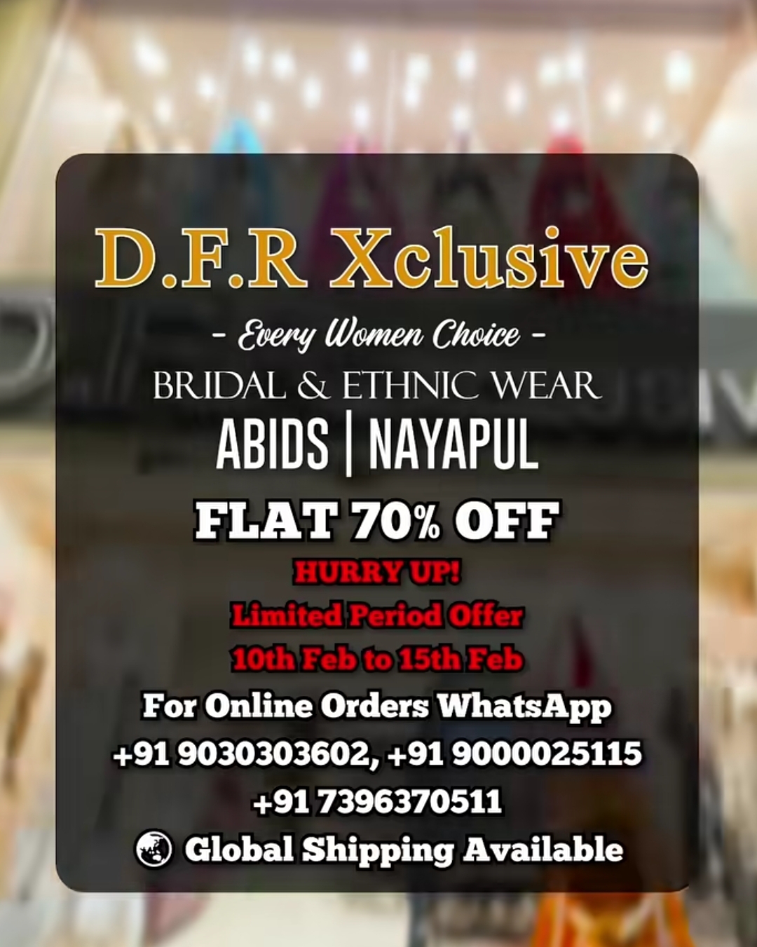 BIGGEST CLEARANCE SALE!