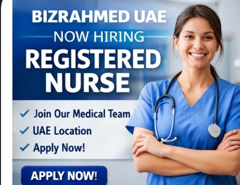 🏥 Bizrahmed UAE – Hiring Registered Nurse