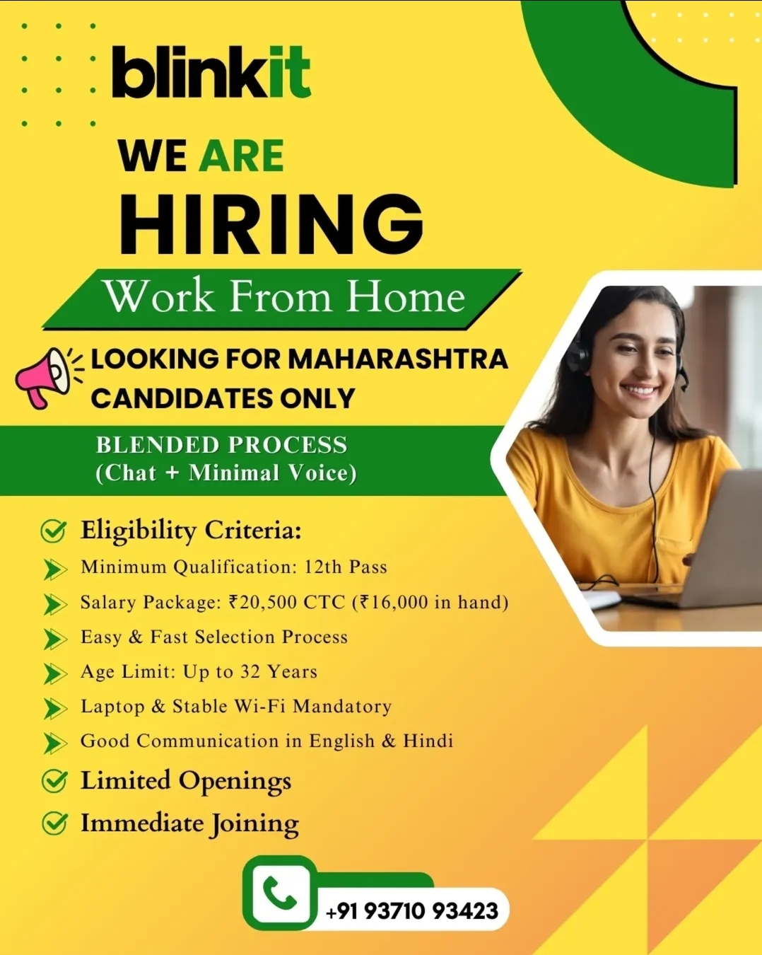 Blinkit is Hiring | Work From Home !!!!!