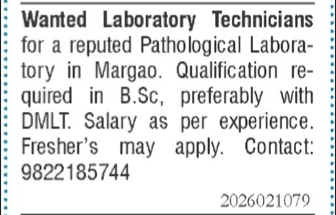 B.Sc. Chemistry & Receptionist Jobs