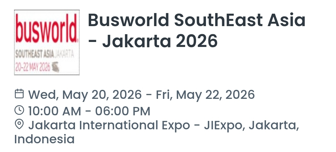 Busworld SouthEast Asia - Jakarta 2026