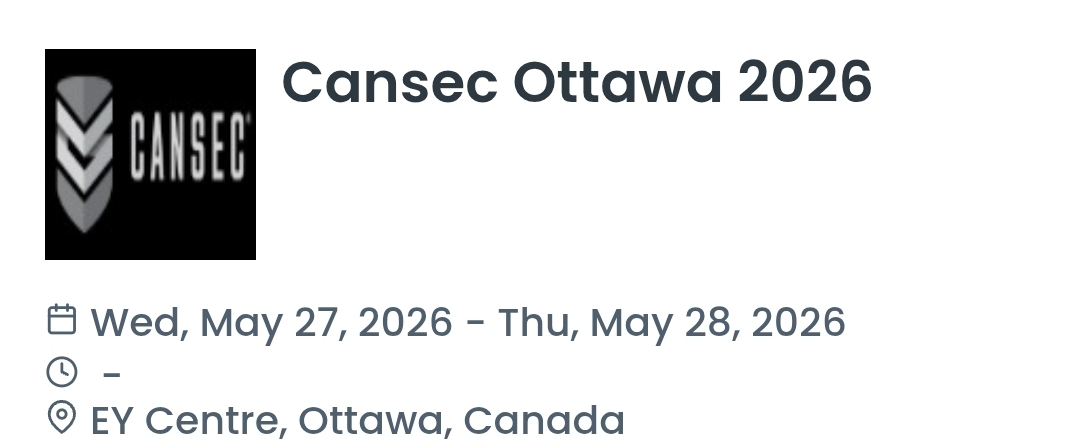 Cansec Ottawa 2026