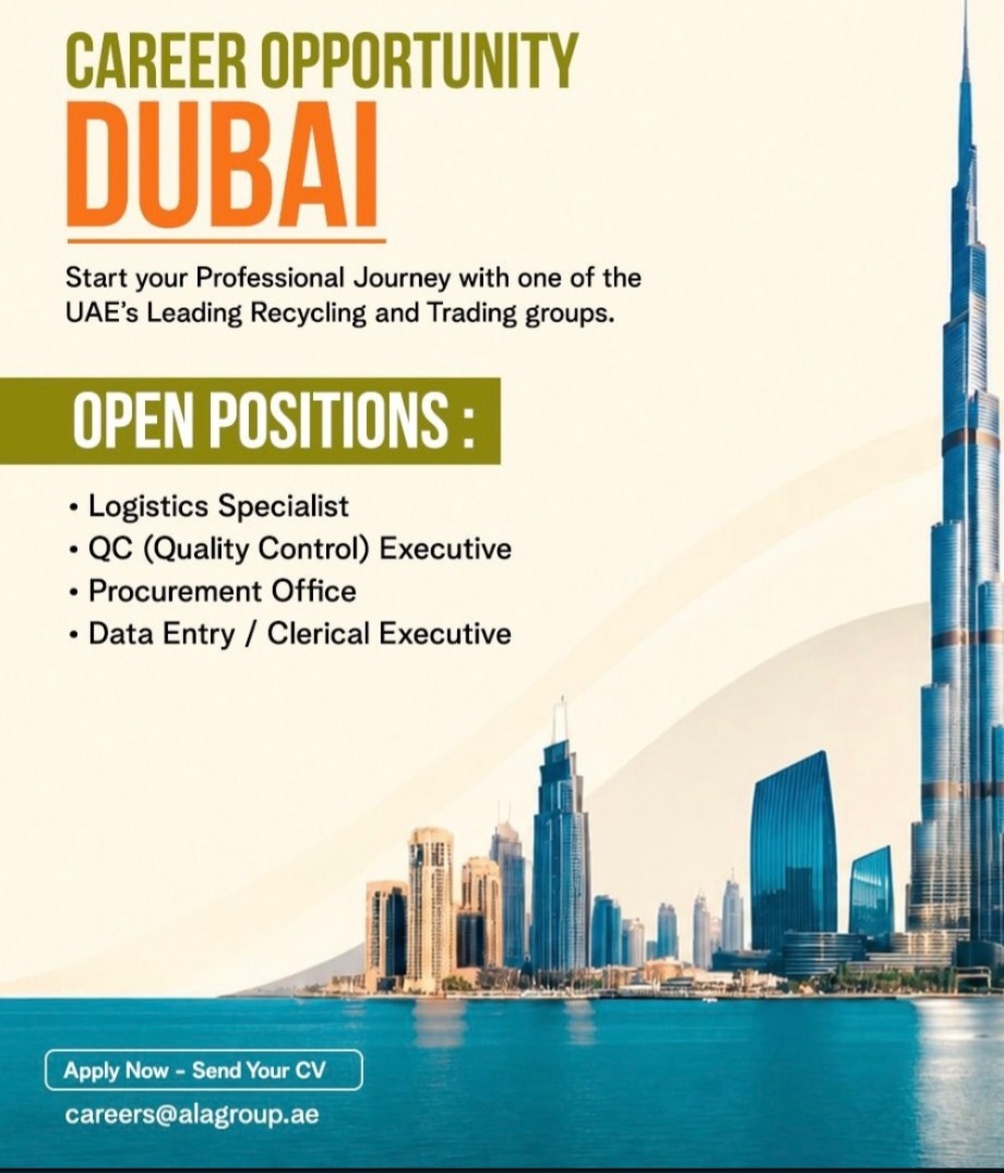 Career Opportunity in Dubai