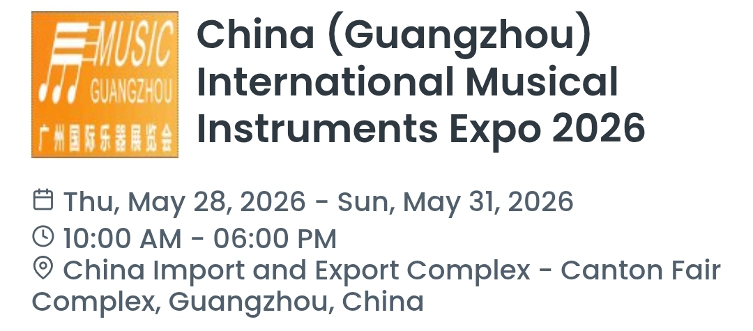 China (Guangzhou) International Musical Instruments Expo 2026