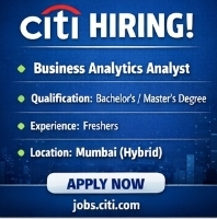 🔹 Citi Hiring