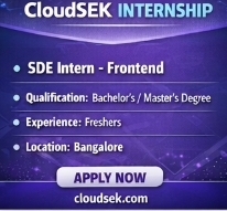🔹 CloudSEK Internship