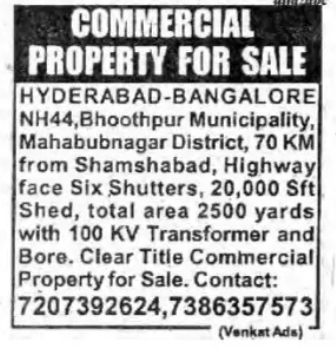 COMMERCIAL PROPERTY FOR SALE 🚨