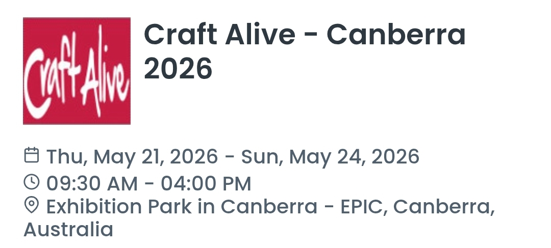 Craft Alive - Canberra 2026