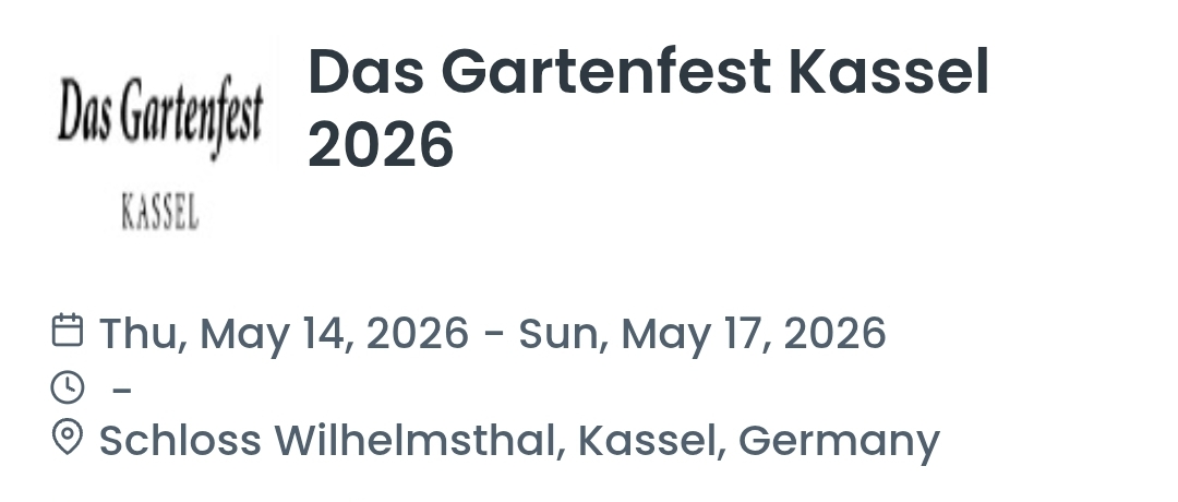 Das Gartenfest Kassel 2026