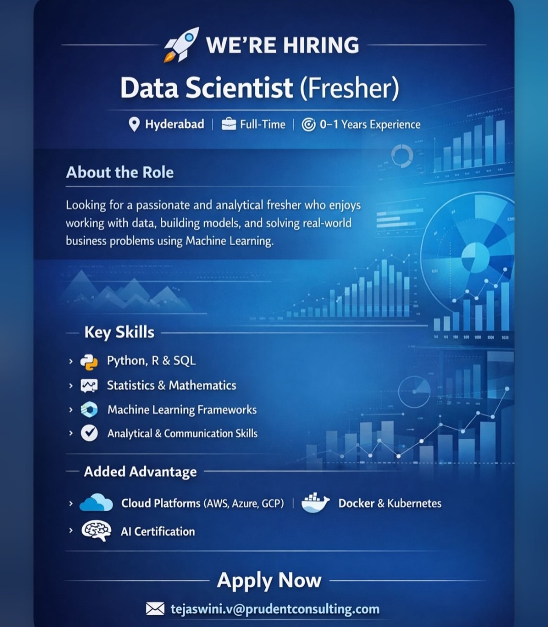 Data Scientist (Fresher) – Hyderabad