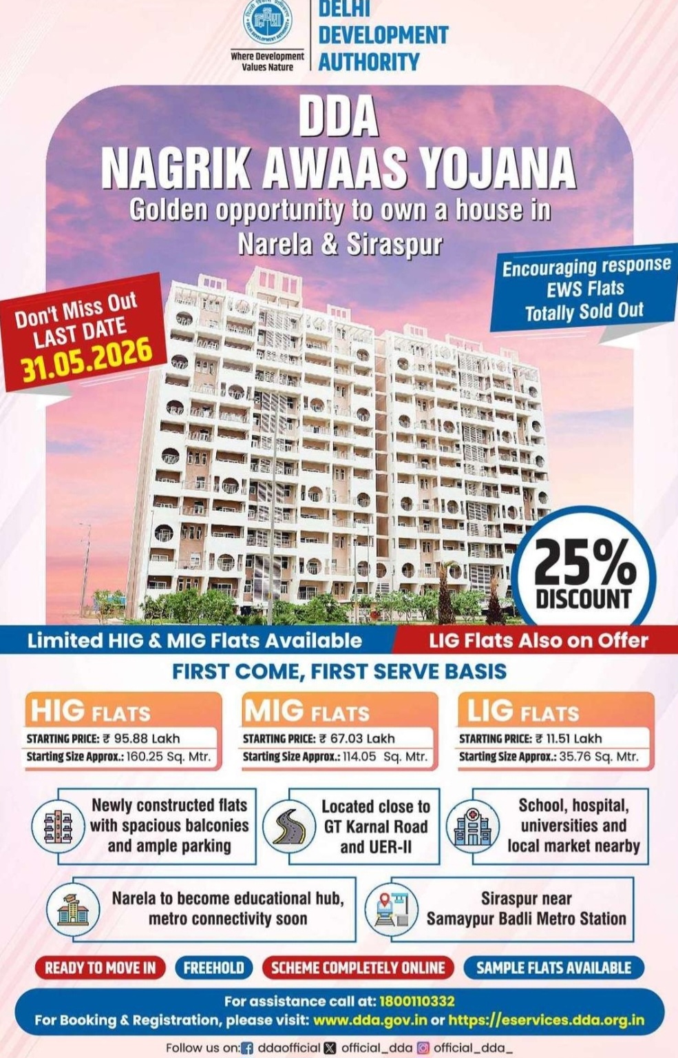 DDA Nagrik Awaas Yojana 2026 – Your Dream Home Awaits