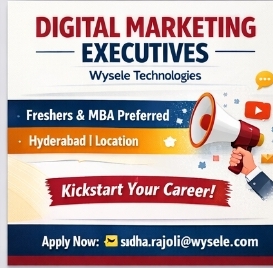 📊 Digital Marketing Executive – Wysele Technologies
