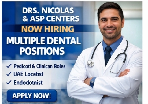 🦷 Drs. Nicolas & Asp Centers – Multiple Openings