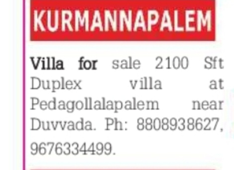 Duplex Villa for Sale