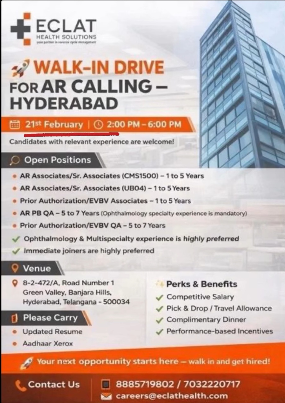 Eclat Health Solutions – AR Calling