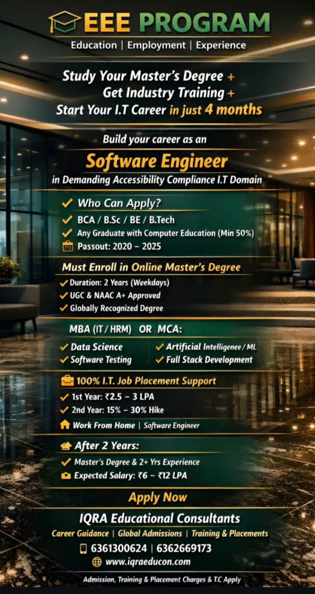 Start your I.T career in just 4 months  🚀