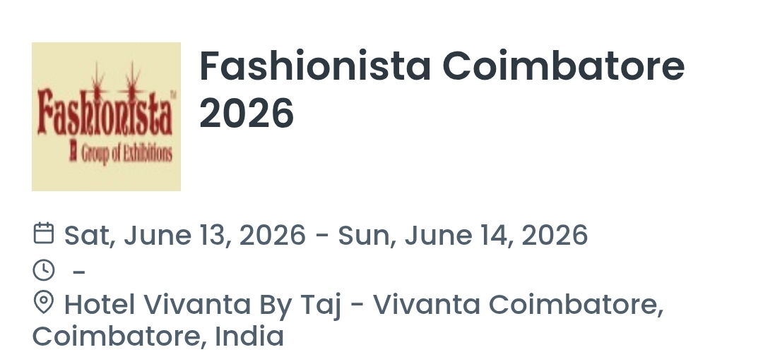 Fashionista Coimbatore 2026