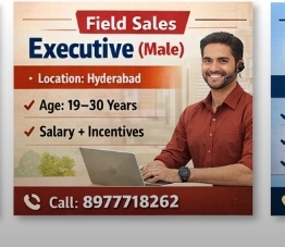 Field Sales Executive (Male) – Hyderabad