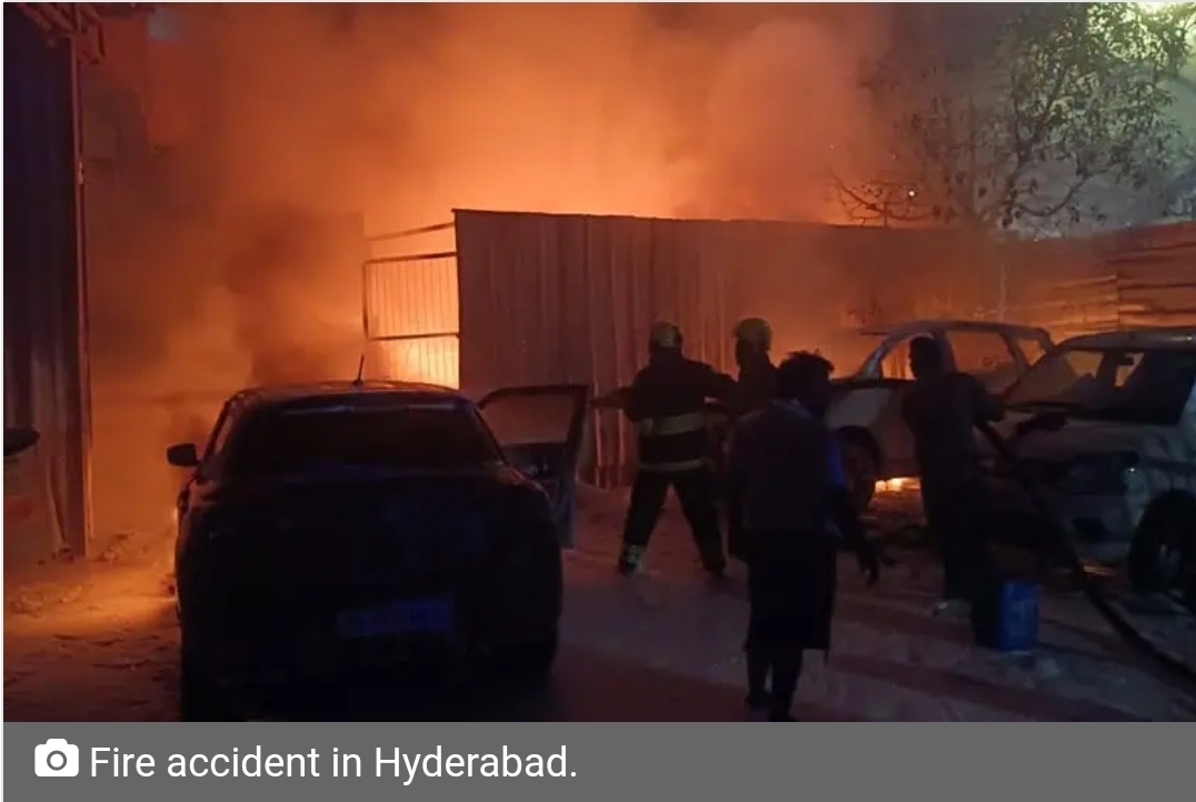 Fire accident in Hyderabad’s Attapur forces evacuation of 90 families
