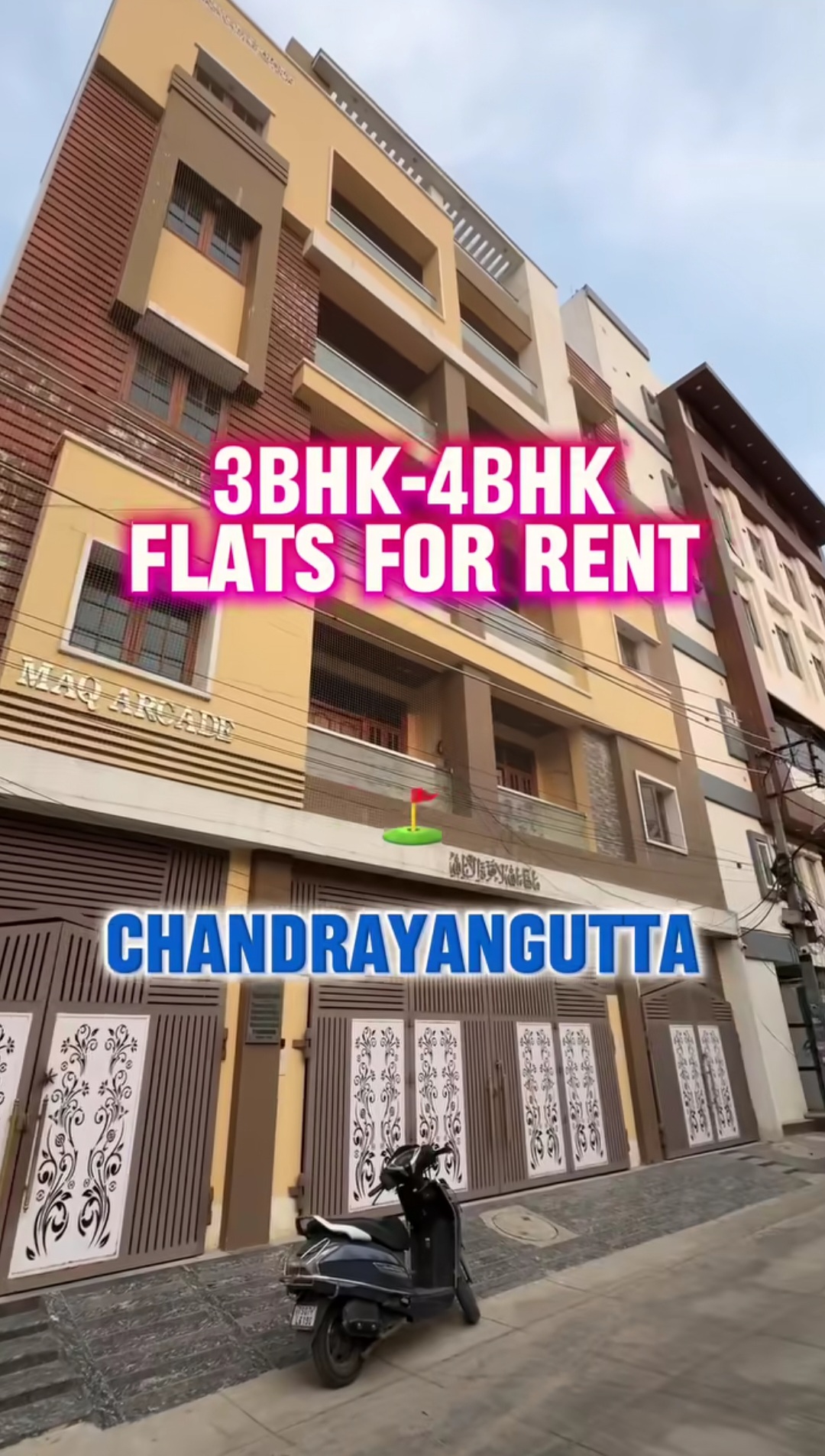 Flats for Rent – Chandrayangutta (Pariwar Town, Gated Community)