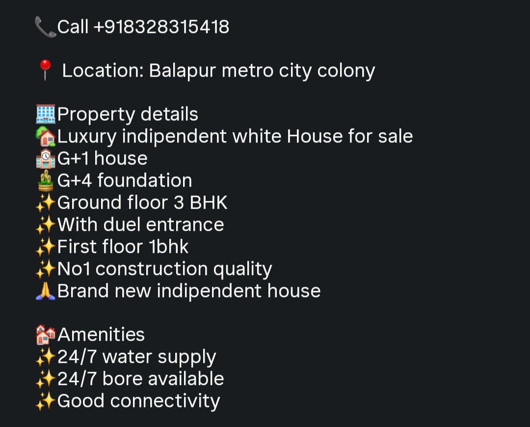 For Sale – Luxury Independent White House
