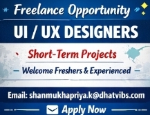 Freelance UI/UX Designers