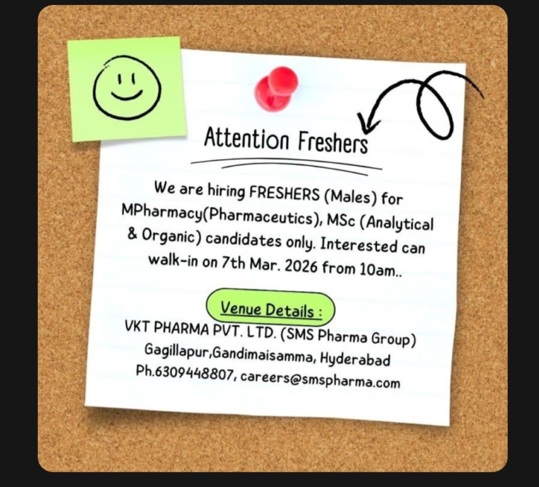 Freshers Hiring Alert – Hyderabad