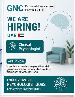 🏥 German Neuroscience Center FZ LLC is looking for:
