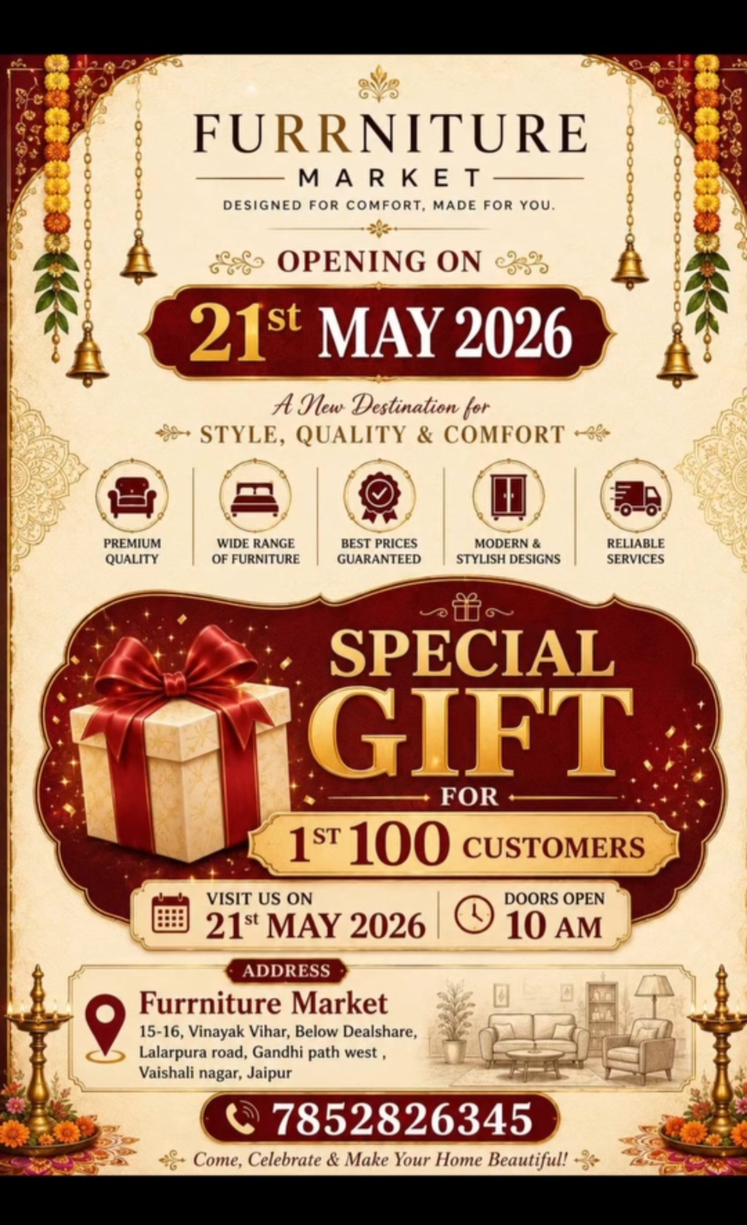 Grand Opening of Furrniture Market