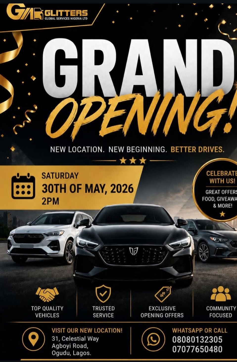Grand Opening of Glitters Global Services Nigeria Ltd