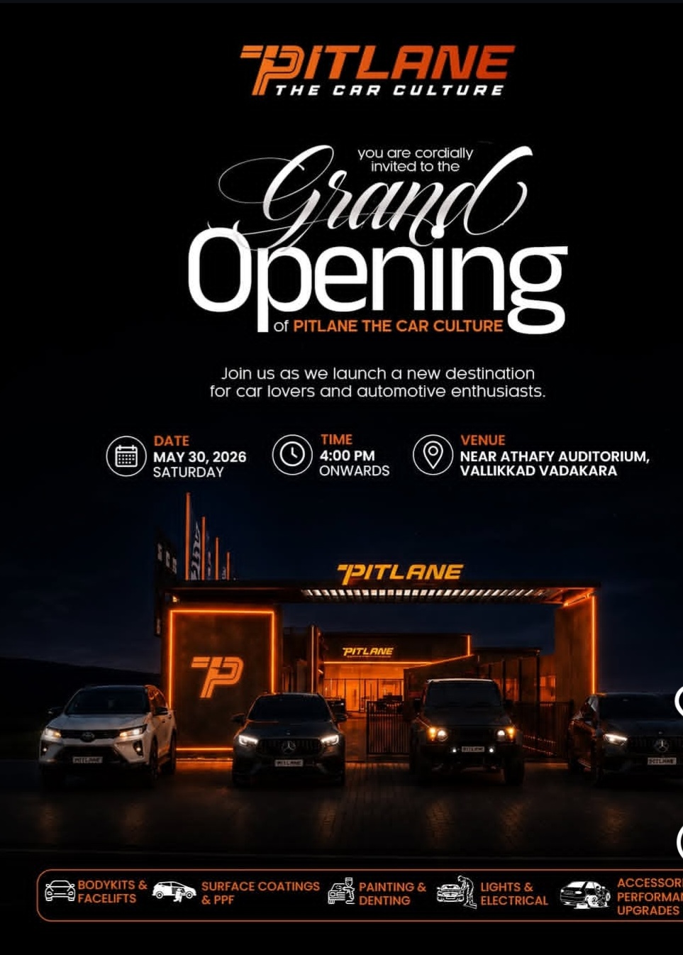 Grand Opening of PITLANE THE CAR CULTURE