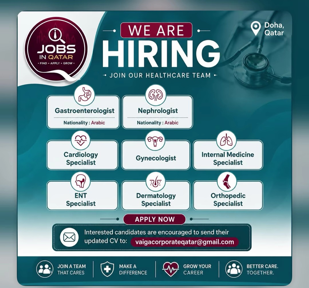 Healthcare Job Openings in Qatar – Apply Now