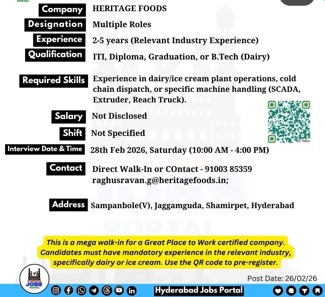 Heritage Foods – Walk-In Drive