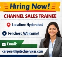 📢 Hiring – Channel Sales Trainee
