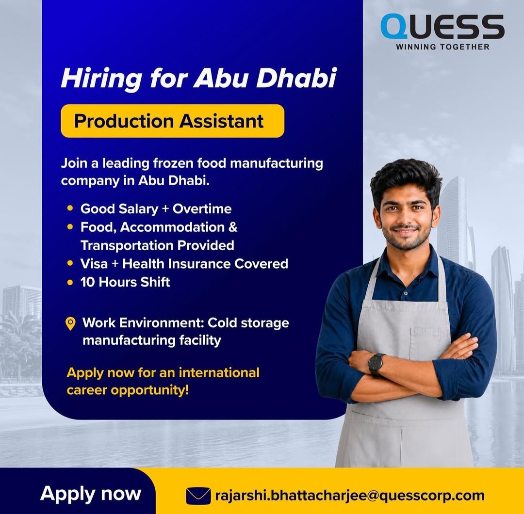 Hiring for Abu Dhabi