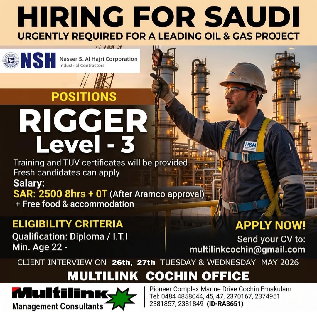 Hiring for Saudi Arabia