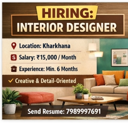 🎨 Hiring: Interior Designer