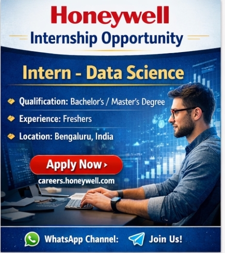 📊 Honeywell Internship Opportunity