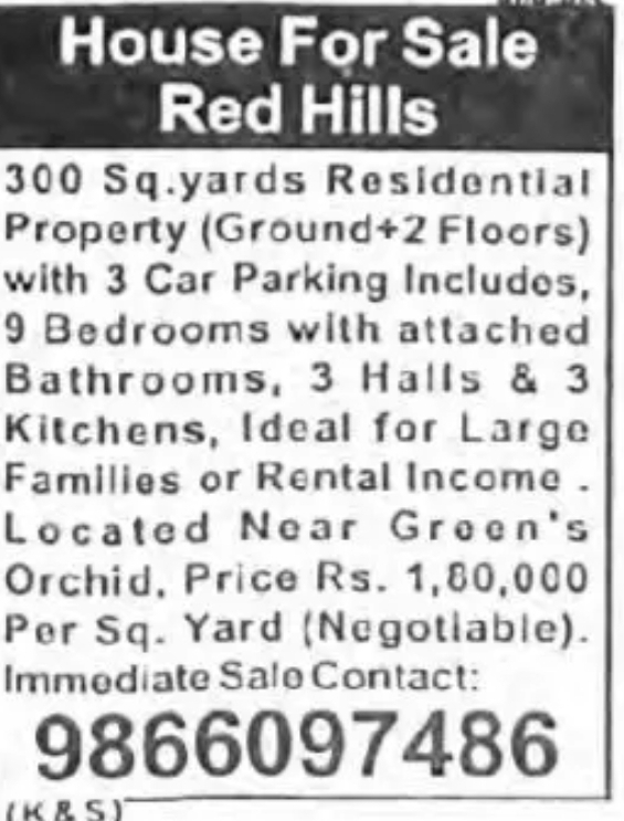 House for Sale – Red Hills