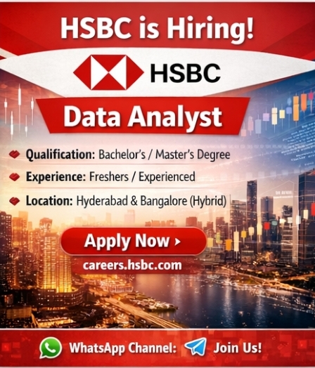 📈 HSBC Hiring Data Analyst